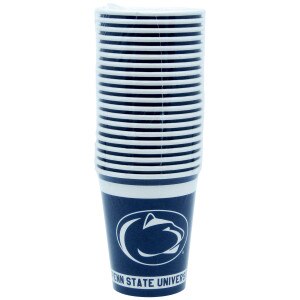 disposable cups 20 pack Penn State University and Athletic Logo